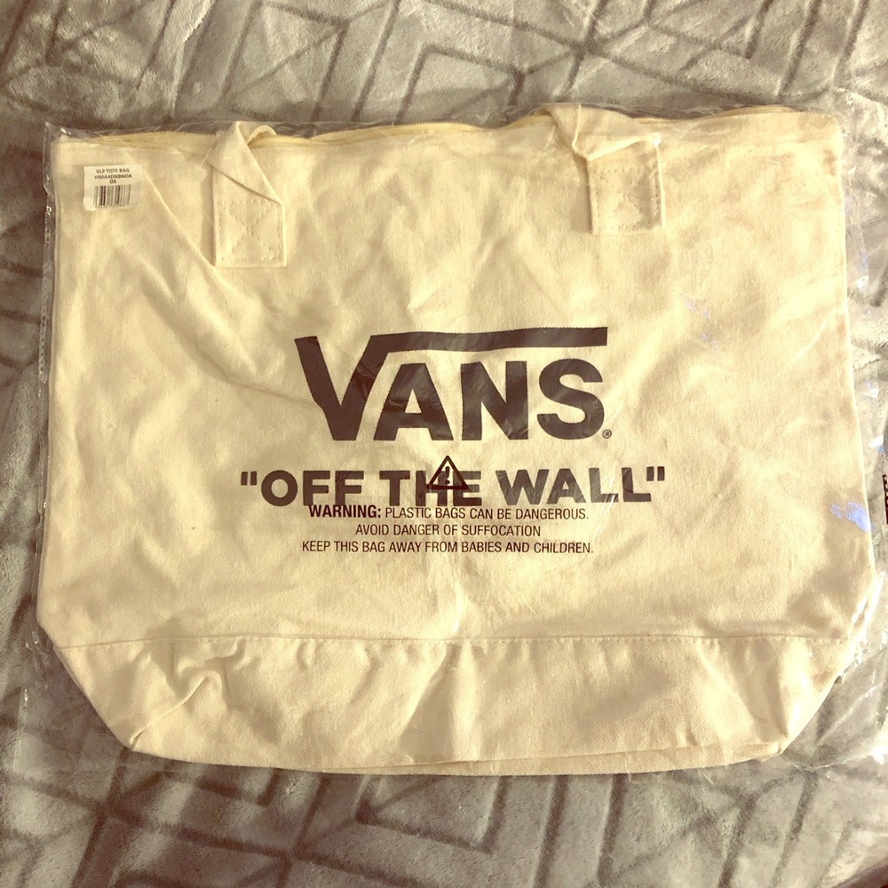 Vans canvas tote bag